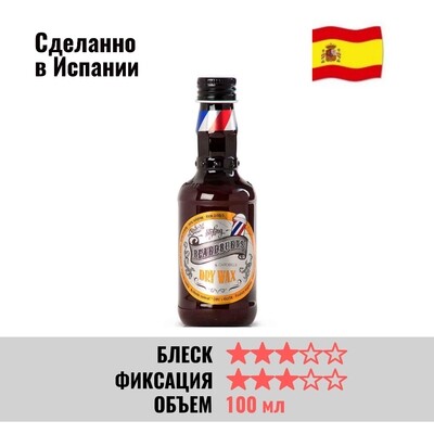Жидкий укладочный воск - Dry Wax 100 мл Жидкий укладочный воск - Dry Wax 100 мл