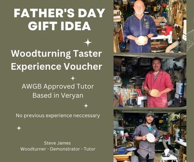 Fathers Day Woodturning Experience Voucher