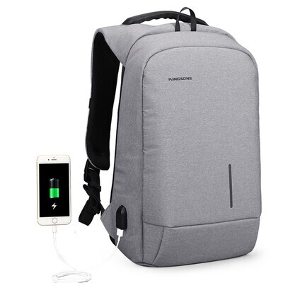 15.6 inches External USB Charging Laptop Backpacks School Backpack Bag Men Women Travel Bags