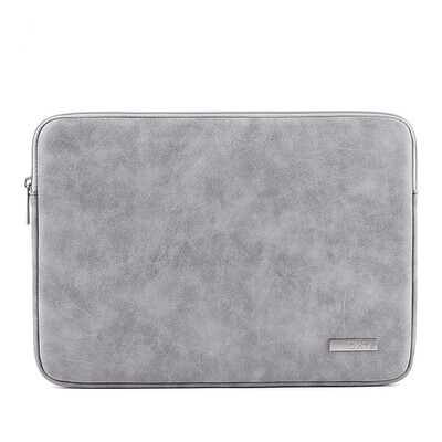 13.3 Inch Laptop / 14 Inch Laptop / 15.6 Inch Laptop Sleeve PU Leather Solid Colored for Men for Women Unisex Shock Proof