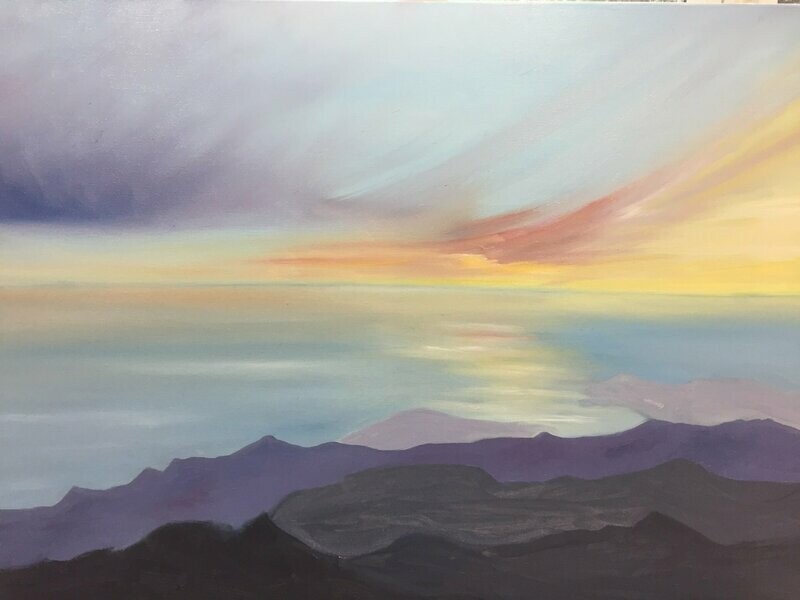 Estérel au coucher