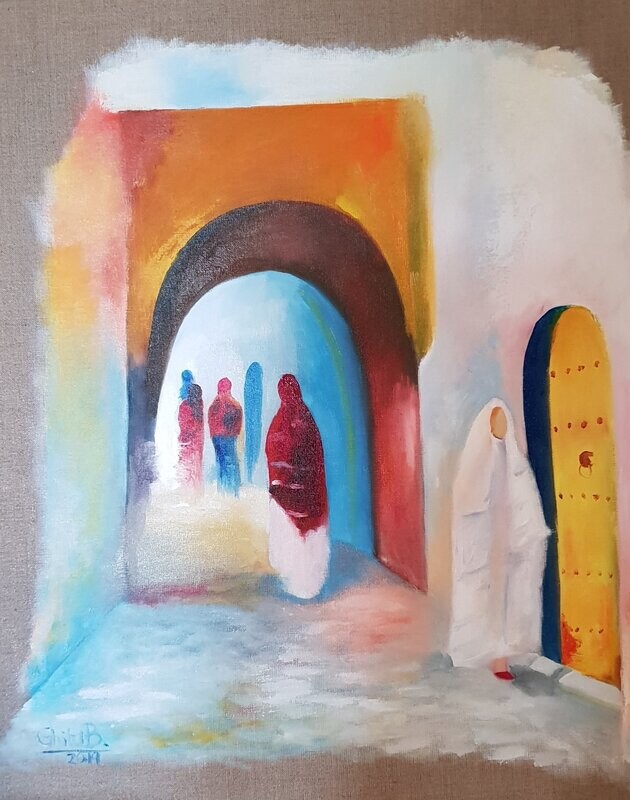 Femmes dans la médina