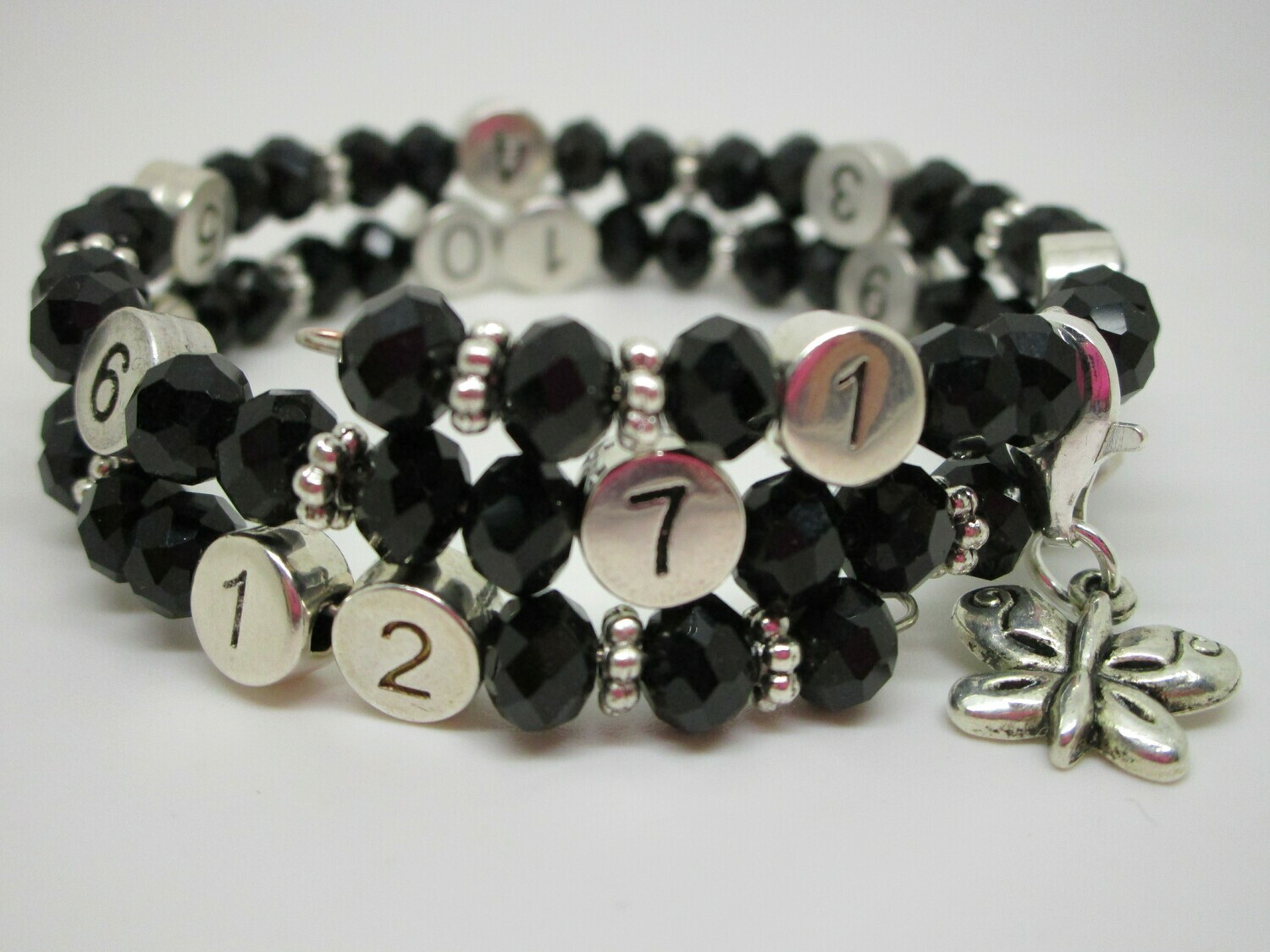 Lactobijou papillon noir brillant