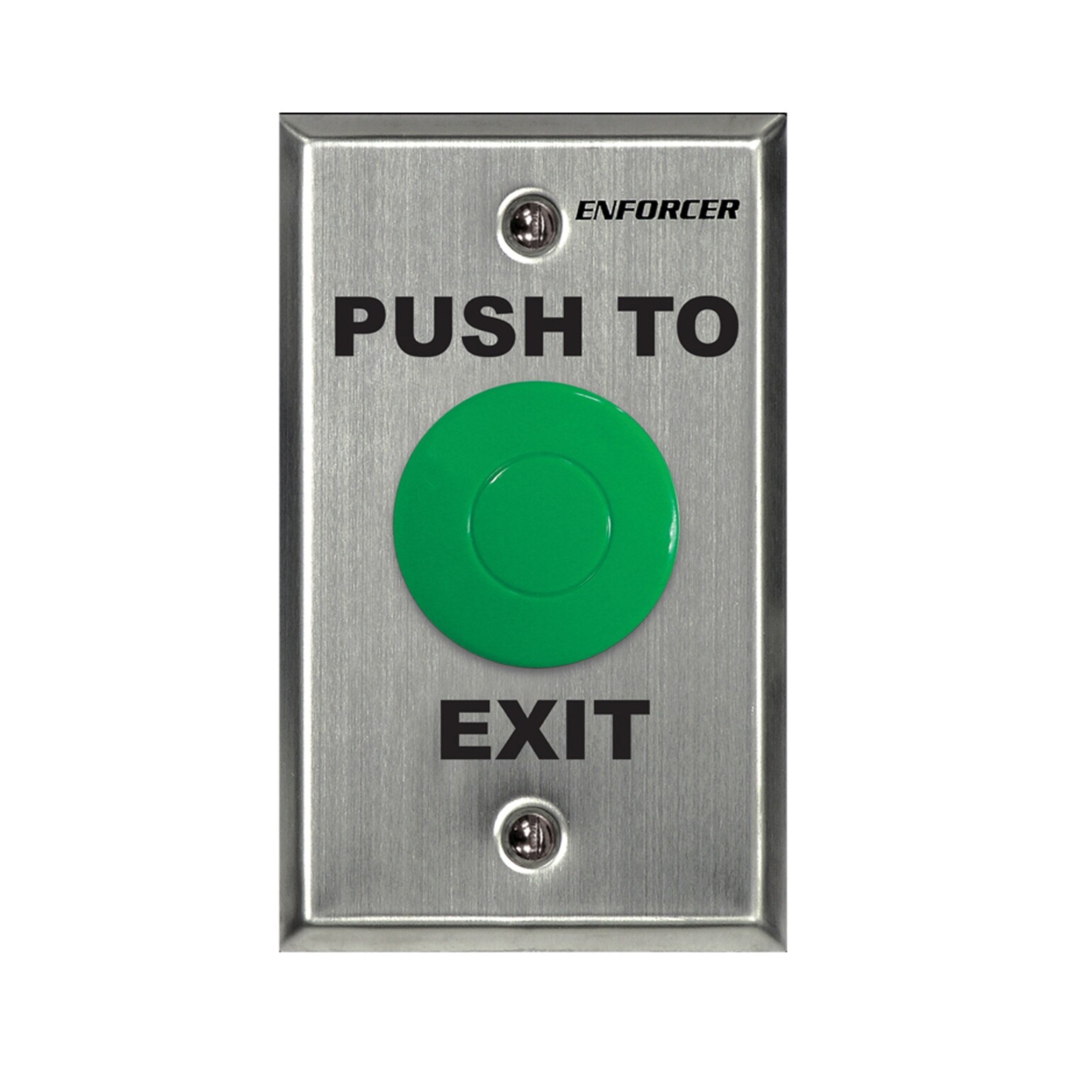 Enforcer Push To Exit Plate SD-7201GC-PEQ