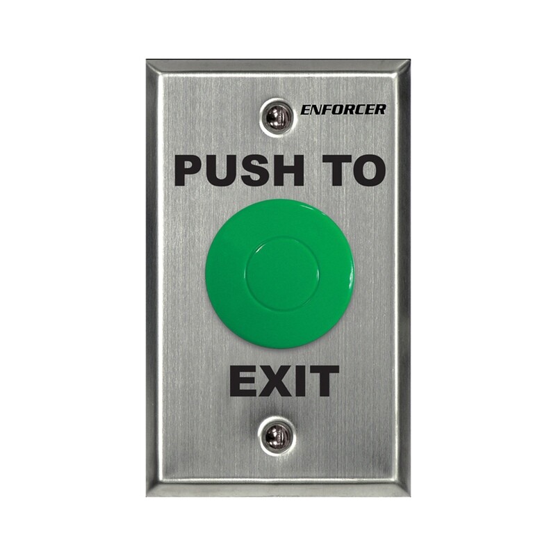 Enforcer Push To Exit Plate SD-7201GC-PEQ