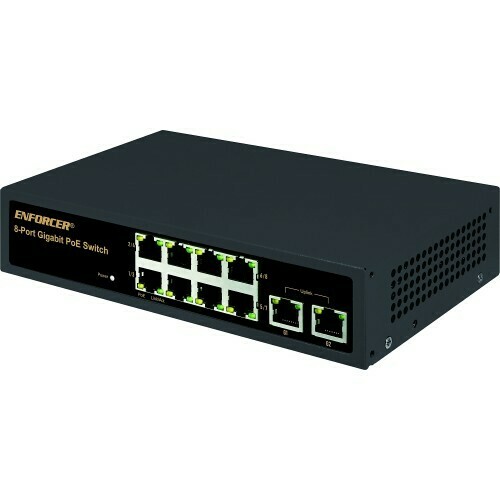Enforcer Unmanaged 8 Port POE Switch NS-508UT-GAQ