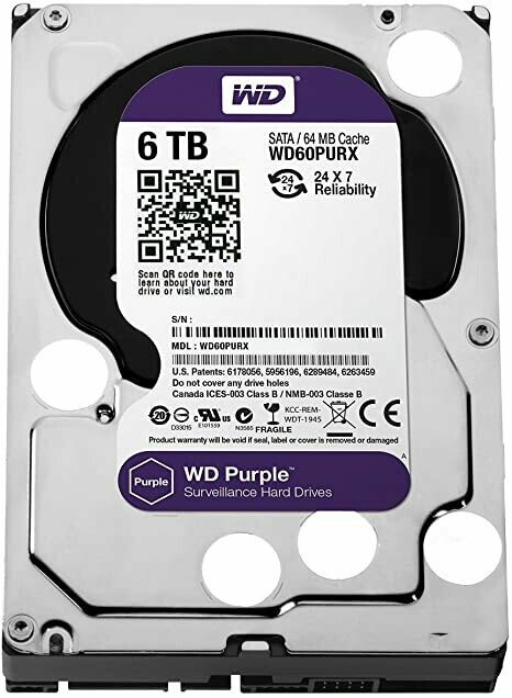 WD 6TB Hard Drive WD60PURZ