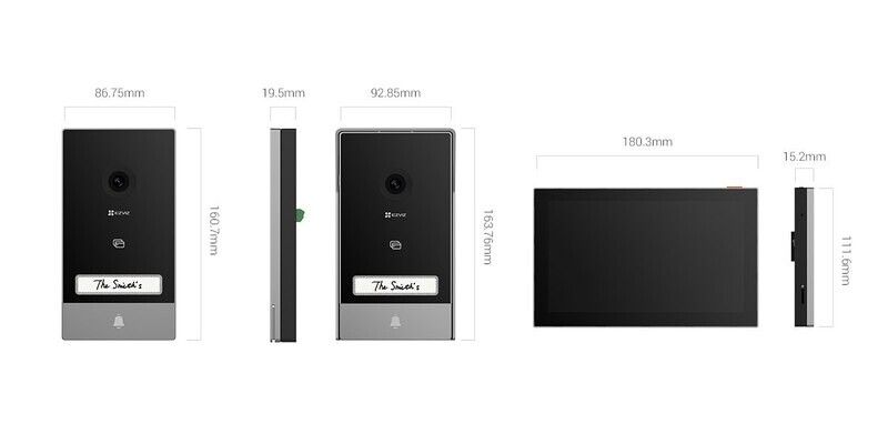 EZVIZ Video Door Phone CS-HP7-R101-1W2TFC