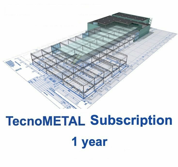 TecnoMETAL SUBSCRIPTION 1 year solver included
