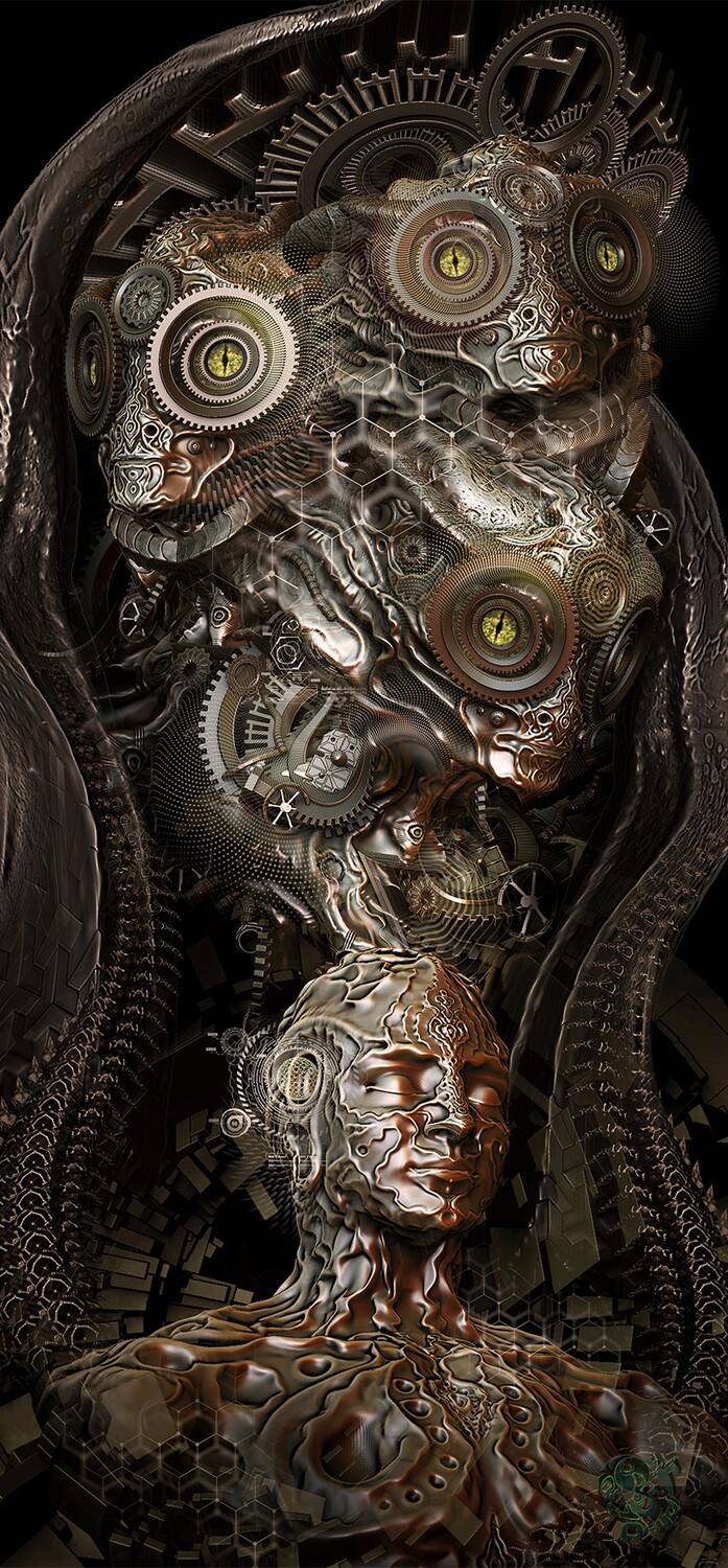 Steampunk alien