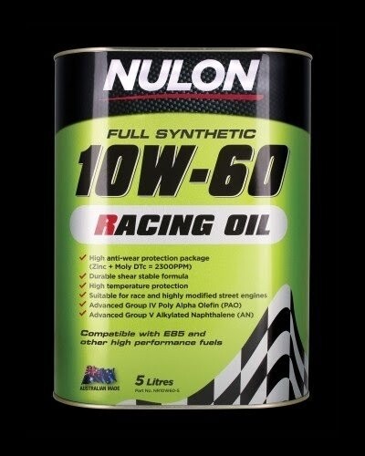 Nulon Racing Oil 10W60