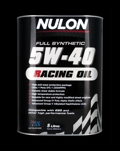 Nulon Racing Oil 5W40