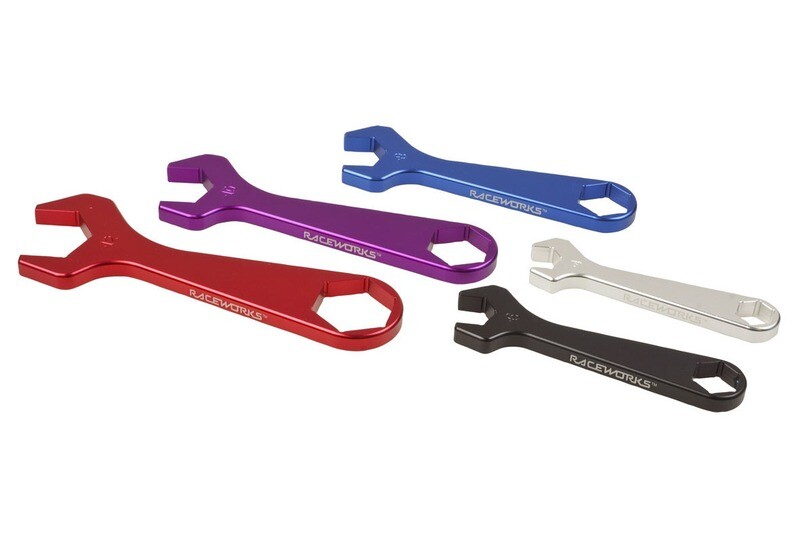 Raceworks AN Alloy Fitting Spanners AN-4 To AN-12 5 Piece