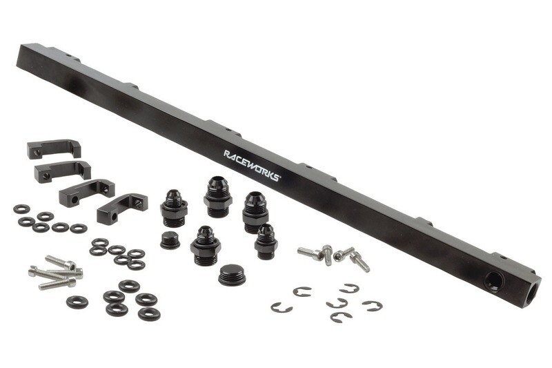 Raceworks Fuel Rail Holden VL Turbo RB30T – Black