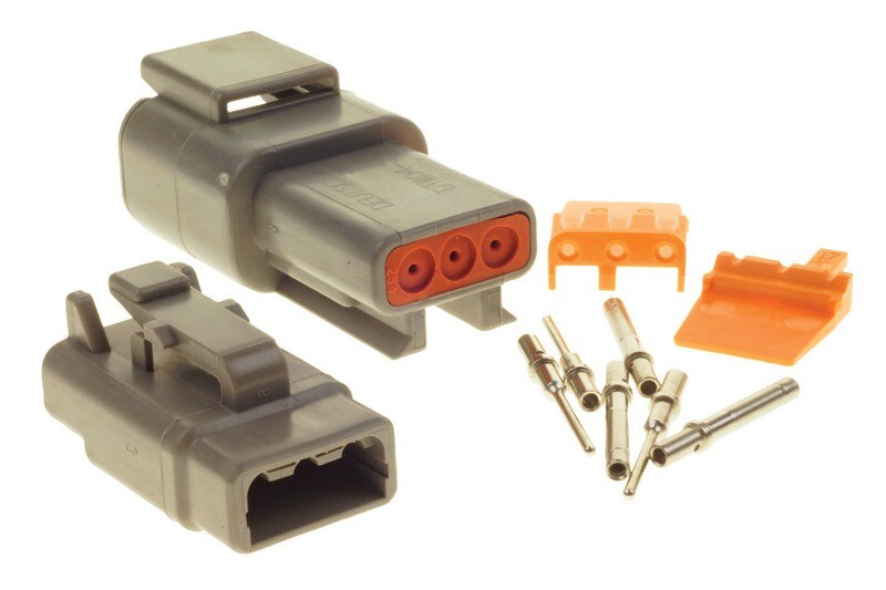Deutsch DTM 3-Way Connector Kit