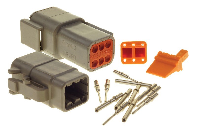 Deutsch DTM 6-Way Connector Kit