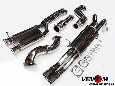 VENOM - BA/BF/FG Stainless Steel Turbo Back Exhaust - Ford BARRA T