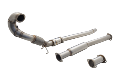 XForce 3in Dump-Pipe and Cat Kit - Stainless Steel (Golf R Mk7 13-17/S3 13+)