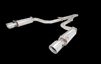 XForce Twin 3in Cat-Back Exhaust - Stainless Steel (300C SRT-8 12-18)