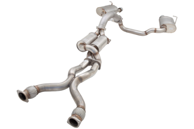 XForce Twin 3in Cat-Back Exhaust - Stainless (Falcon FG GT/GS 08-14)