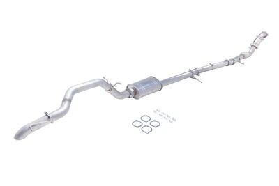 XForce 3in Turbo-Back Exhaust w/Metallic Cat, Non-Polished (Ranger PX/BT-50 11-16)