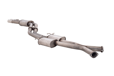 XForce Twin 3in Cat-Back Exhaust - Non-Polished Stainless (Commodore VT-VZ 97-06)