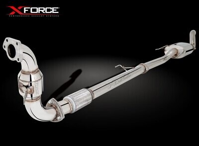 XForce 3in Turbo-Back Exhaust w/Cat, Non-Polished (Colorado RG 12-16)