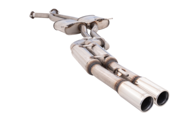 XForce Twin 2.5in Cat-Back Exhaust - Non-Polished (Statesman V8 WH-WK-WL 99-06)