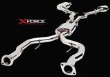 XForce Twin 2.5&quot; Cat-Back Raw 409 Stainless (VE Commodore/Calais V8 Sedan/Wagon 06-13)