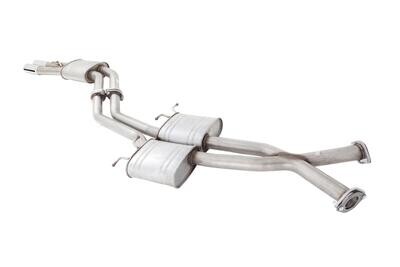 XForce Twin 2.5in Cat-Back Exhaust - Non-Polished Stainless (Monaro 01-04)