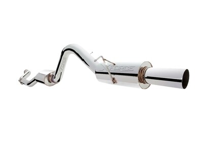XForce 3.5&quot; Center and Rear Raw 409 Stainless Cat-Back System - Fits OE Cat only (FG/FGX Falcon XR6