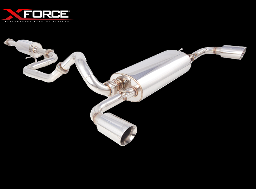 XForce 2.5in Cat-Back Exhaust w/Varex Middle Muffler (Mazda3 SP25 BL 10-13)