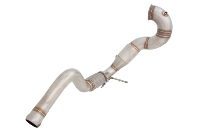 XForce 4" Dump Pipe Kit - 304 Stainless Steel (AMG A45 W176 13-18)