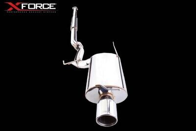 XForce 3in Cat-Back Exhaust - Stainless Steel (EVO 7-9 01-07)