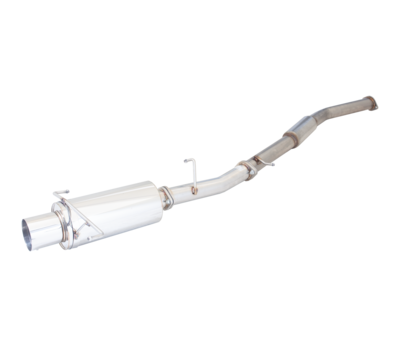 XFORCE - 3in Turbo-Back Exhaust - Non-Polished Stainless (200SX S14 94-98/S15 00-02)