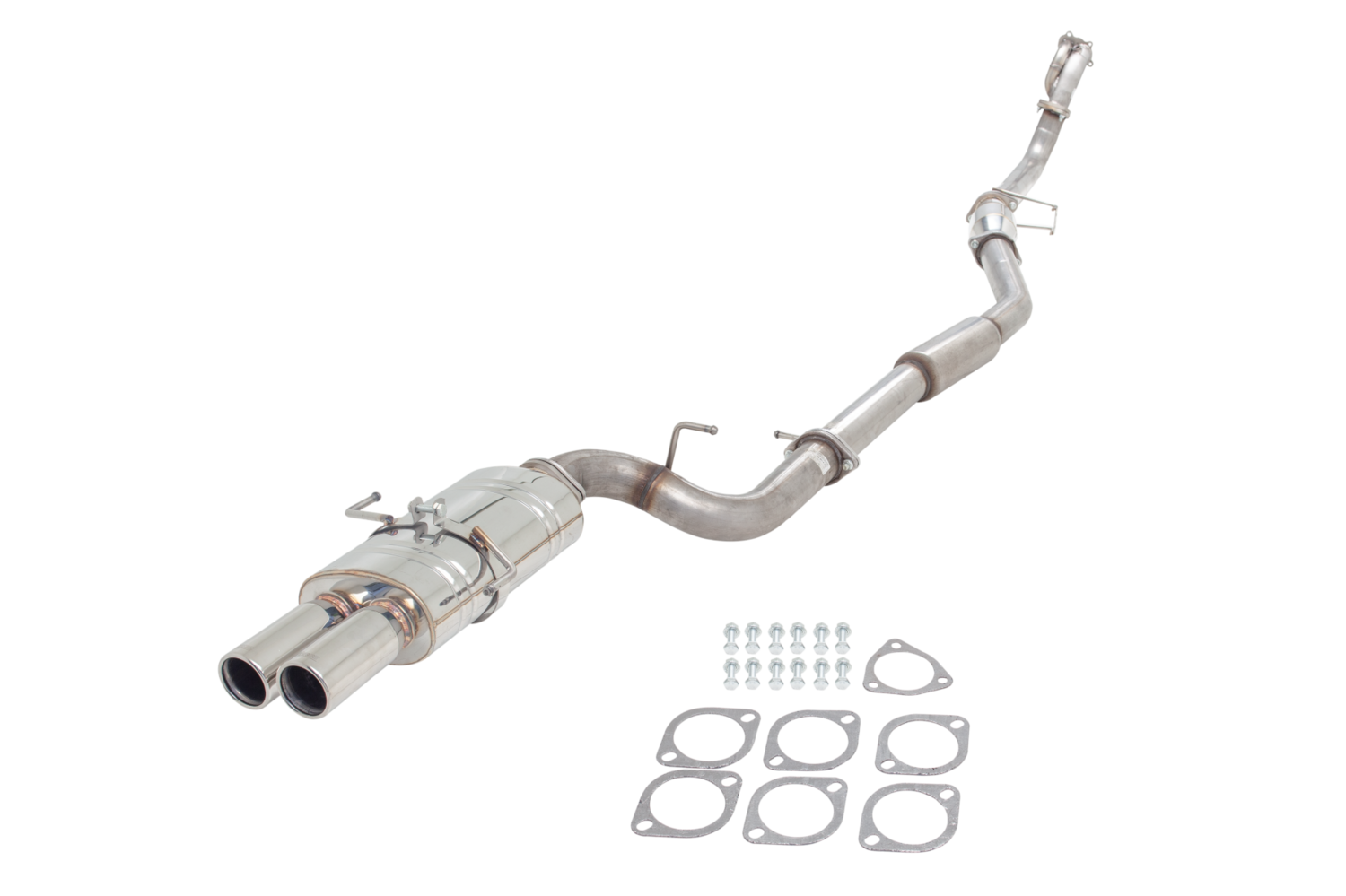 XFORCE - 3in Turbo-Back Exhaust - Non-Polished Stainless (200SX S14 94-98)