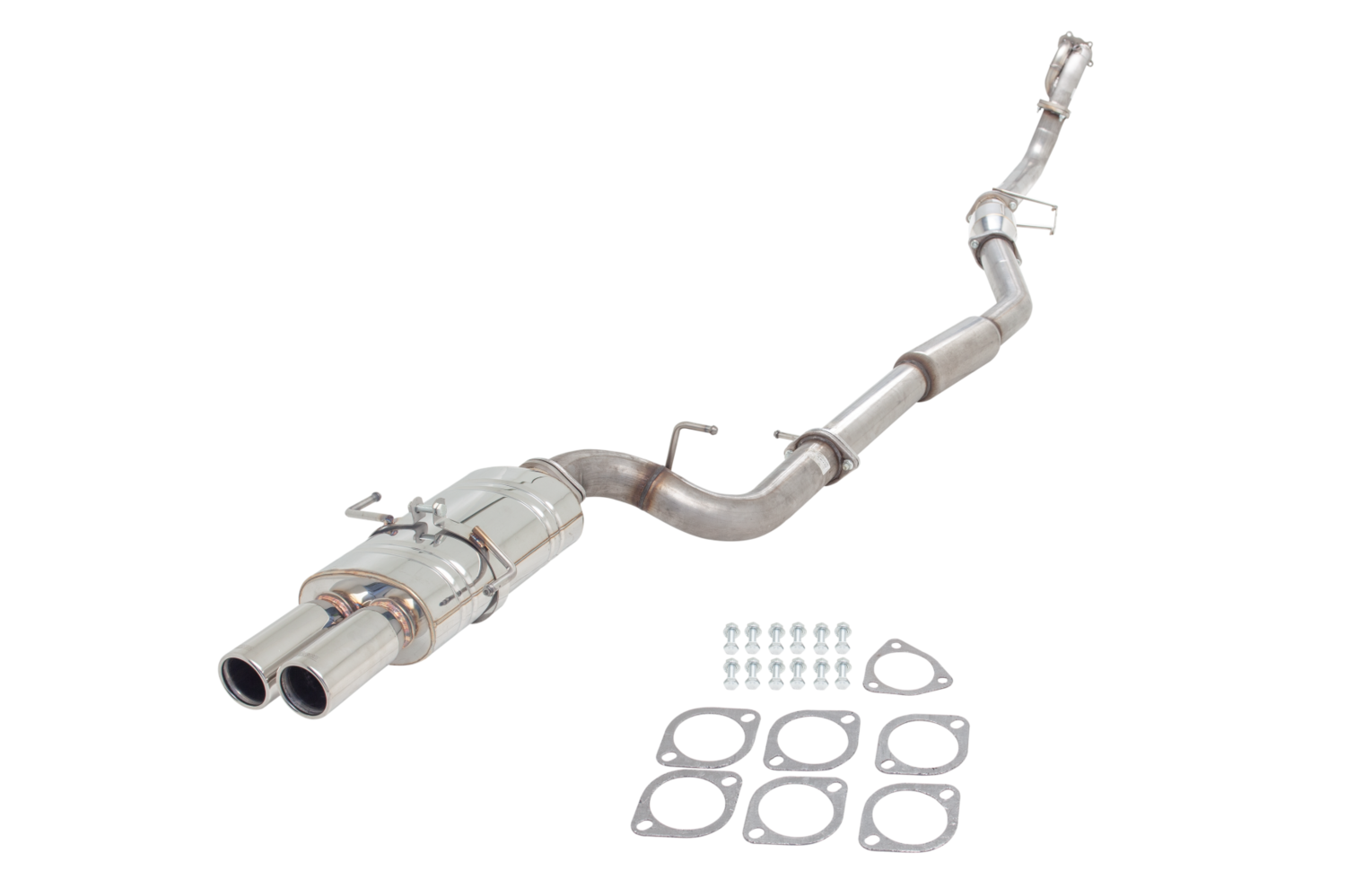 XFORCE - XForce 3in Turbo-Back Exhaust - Non-Polished Stainless (200SX S15 00-02)