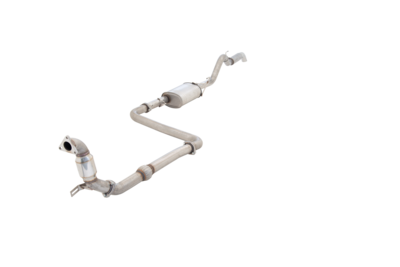 XForce 3in Turbo-Back Exhaust w/Cat, Non-Polished Stainless (Navara D40 07-15)