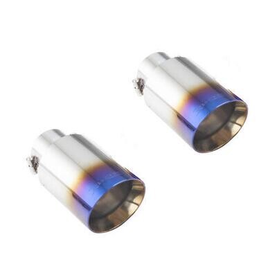 XForce 4&quot;Angle Cut Blue Tips (Golf R Mk6 09-13)