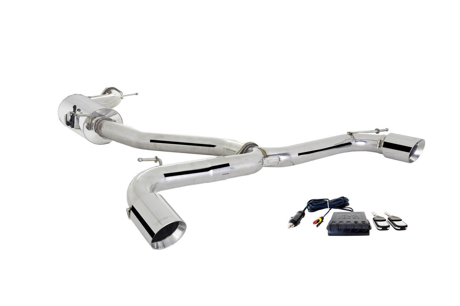 XForce 3in Cat-Back Exhaust w/Varex Muffler - Stainless Steel (Golf GTI Mk7/7.5 13-21)