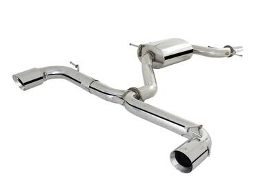 XForce 3&quot; Turbo Back VAREX System Stainless Steel (Scirocco R 11-17)