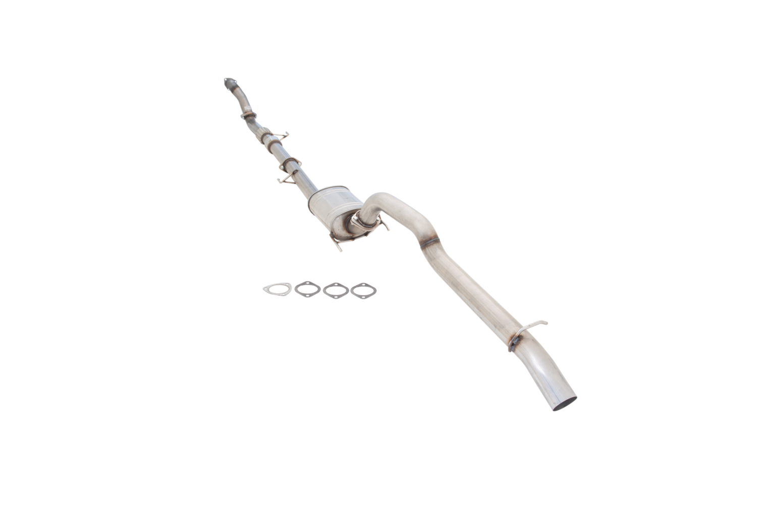 XForce 3in Turbo-Back Exhaust w/Cat, Non-Polished Stainless (Hilux 05-15)