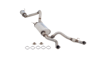 XForce 3in Cat-Back Exhaust, Non-Polished Stainless (Landcruiser 100 Series 98-07)