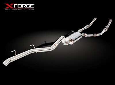 XForce 2.5in Turbo-Back Exhaust w/Cat - Stainless Steel (Landcruiser 200 Series 07-16)