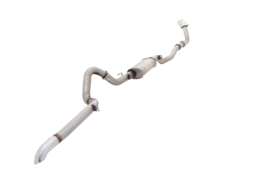 XForce 3in Turbo-Back Exhaust No Cat, Non-Polished Stainless (Landcruiser 100 Series 98-07)