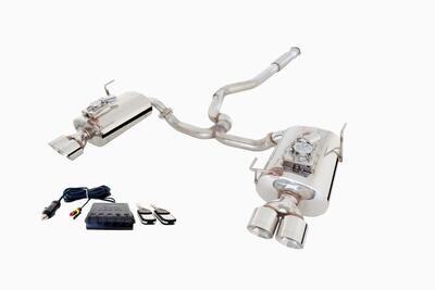 XForce 3in Cat-Back Exhaust w/Quad-Tip Varex Mufflers - Stainless (WRX/STI 11-21)