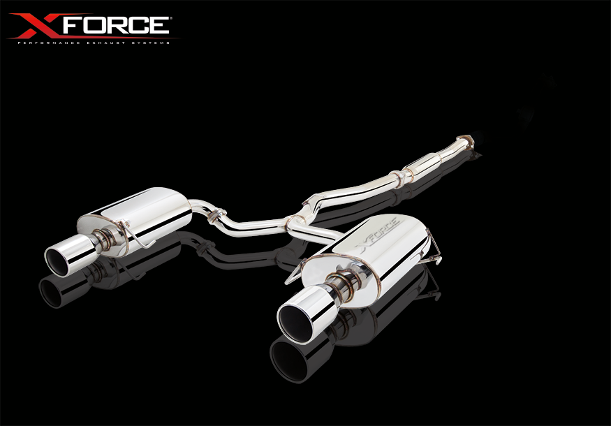 XForce 2.5in Cat-Back Exhaust - Raw 409 Stainless (Liberty Gen 4 04-09)