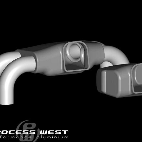 PROCESS WEST - Intake Manifold Cable Throttle Stock Orientation (suits Subaru 99-00 WRX/STI)