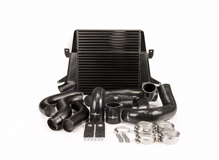PROCESS WEST - Stage 1 Intercooler Kit (Stepped Core) (suits Ford Falcon FG) - Black