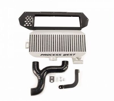 PROCESS WEST -  Top Mount Intercooler (suits Subaru 97-98 GC8 WRX/STI) - Silver